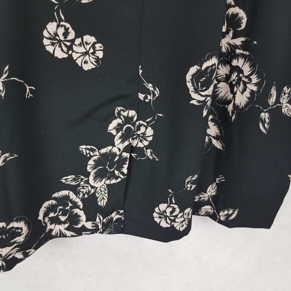 NEW Banana Republic Size 4 Floral Shift Dress in Black and Ivory Floral $110 - Picture 5 of 10